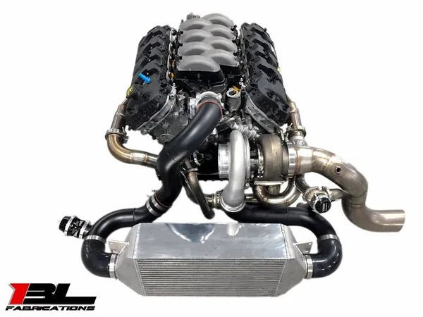 BLF 2015 - 2023 Mustang GT Single Turbo Kit B2B - BL Fabrications LLC